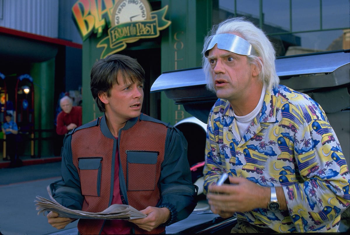 What year does Marty travel to in Back to the Future Part II?