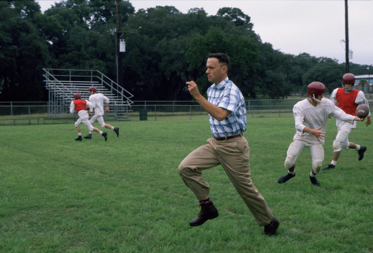 How many miles did Forrest Gump run?