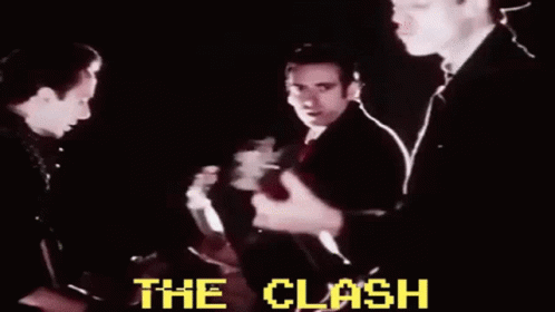 At the end of "London Calling" by The Clash, what's spelled out in Morse code?
