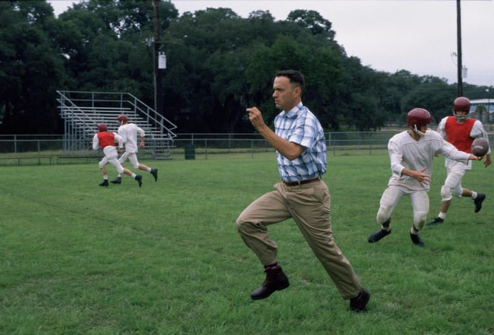 How many miles did Forrest Gump run?
