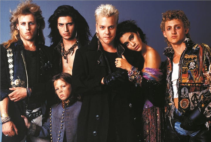 What actor almost beat Kiefer Sutherland for the role of David in The Lost Boys?