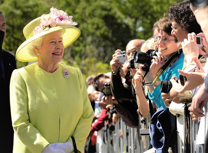 When did Queen Elizabeth II take the throne?