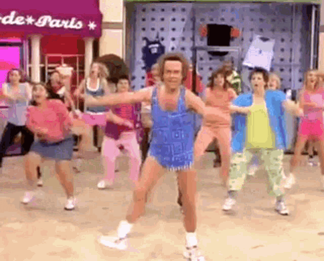 What's the name of the workout video series starring Richard Simmons?