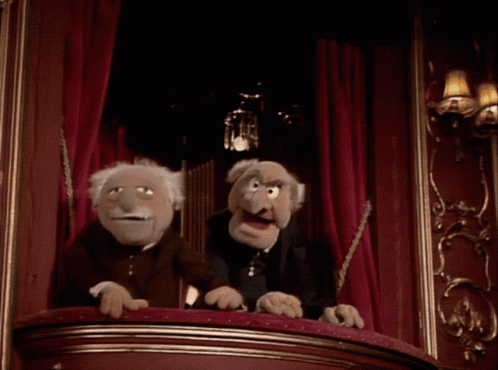 In The Muppet Show, what are the names of the old hecklers?
