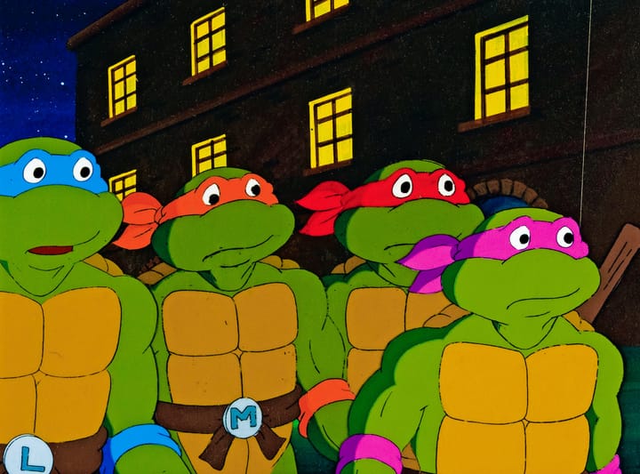 What were the Teenage Mutant Ninja Turtles renamed in the UK?